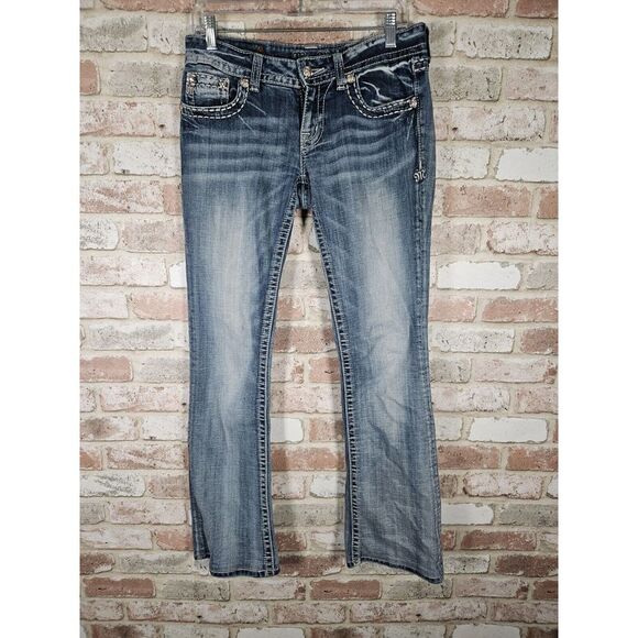 Miss Me Women's Denim Boot Cut Jeans 28x32 - Picture 2 of 14